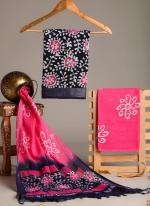 Linen Cotton Multi Colour Casual Wear Printed Salwar Suit